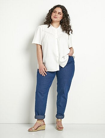 Túnica estampada con mangas de murciélago - Afibel