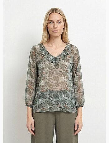 Túnica gasa estampado animal selva - Afibel