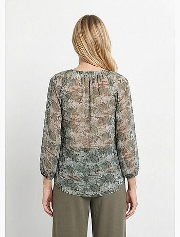 Túnica gasa estampado animal selva - Afibel