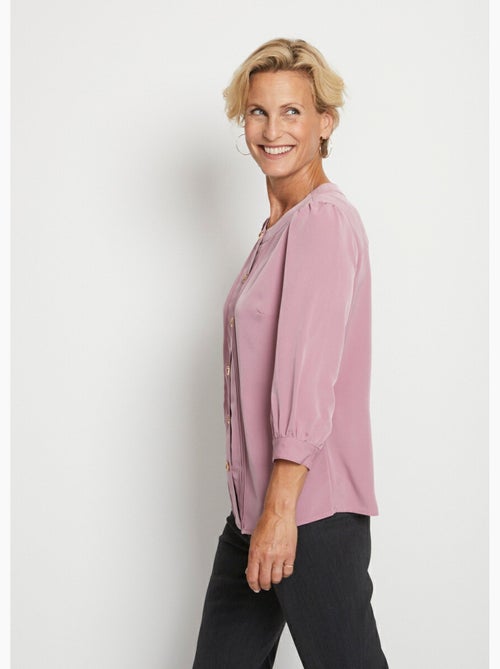 Túnica holgada de largo medio con cuello redondo - Afibel - Kiabi