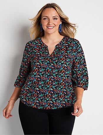 Túnica holgada de largo medio con mangas 3/4 - Afibel