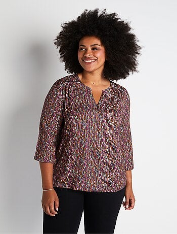 Túnica holgada de largo medio, lisa o estampada. - Afibel