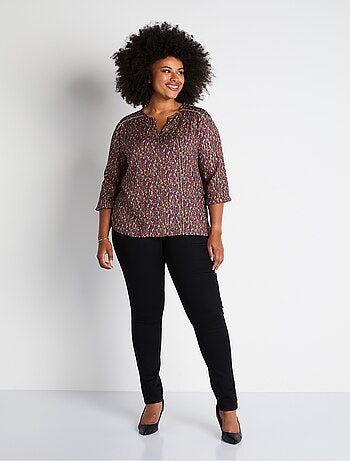 Túnica holgada de largo medio, lisa o estampada. - Afibel