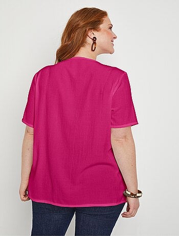 Túnica larga bohemia de seersucker - Afibel