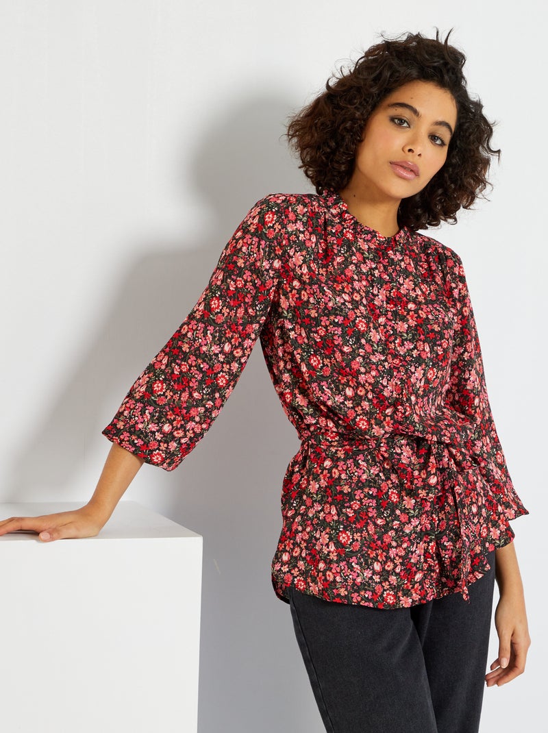Túnica larga estampada ROSA - Kiabi