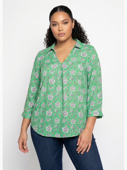 Túnica larga evasé floral - Afibel - Kiabi