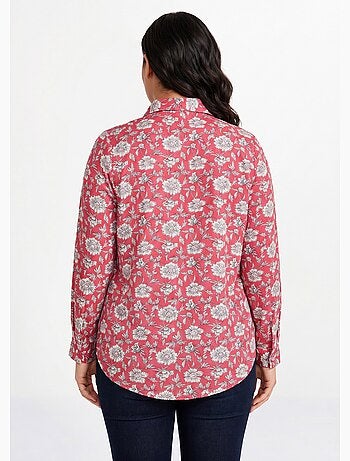 Túnica larga evasé floral - Afibel