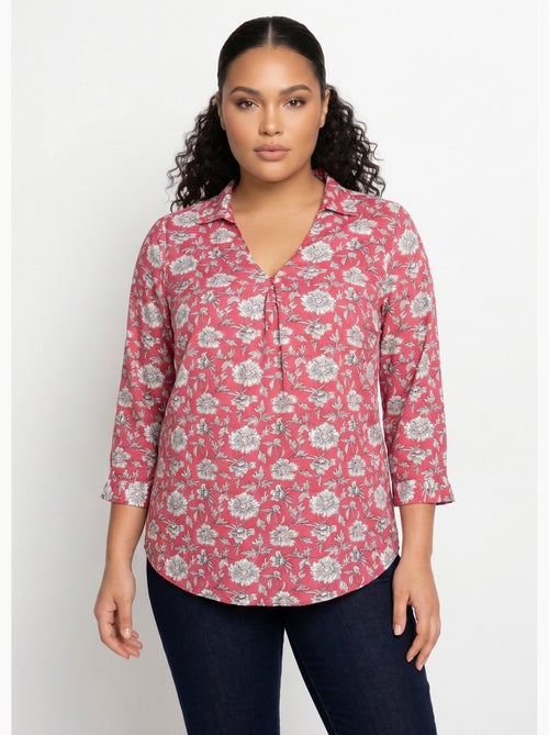 Túnica larga evasé floral - Afibel - Kiabi