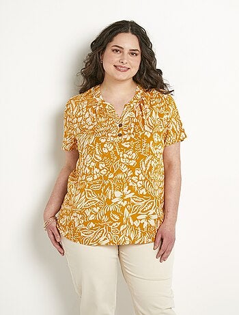 Túnica larga evasé floral o lisa - Afibel