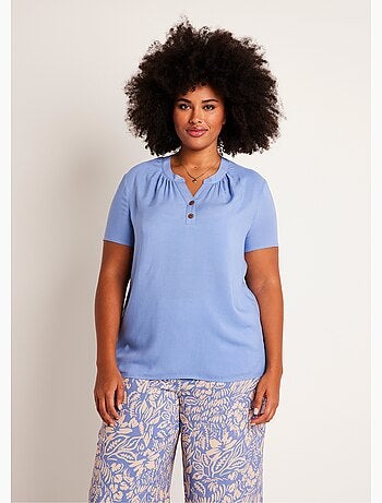 Túnica larga evasé floral o lisa - Afibel