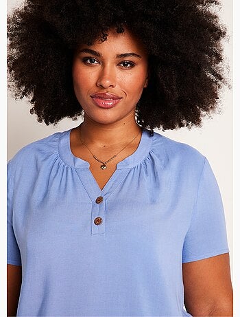 Túnica larga evasé floral o lisa - Afibel