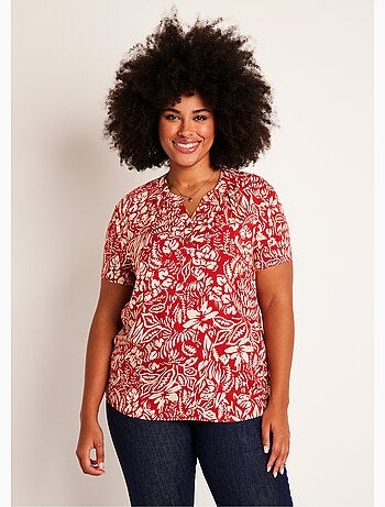 Túnica larga evasé floral o lisa - Afibel