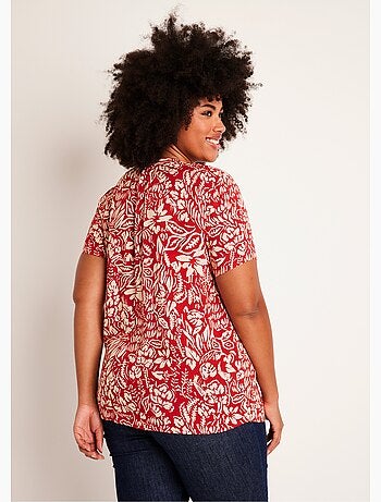 Túnica larga evasé floral o lisa - Afibel