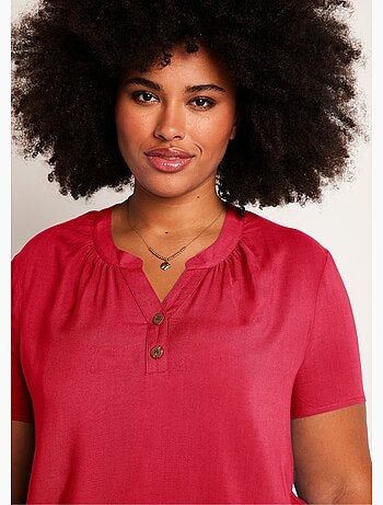 Túnica larga evasé floral o lisa - Afibel