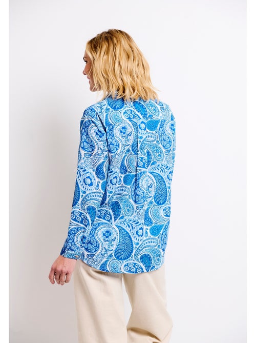 Túnica larga suelta con estampado paisley - Afibel - Kiabi Túnica larga suelta con estampado paisley - Afibel - Kiabi