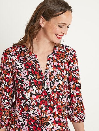 Túnica larga y holgada con botones - Afibel