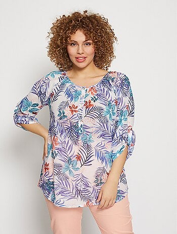 Túnica larga y holgada con mangas 3/4 - AFIBEL