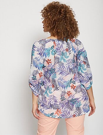 Túnica larga y holgada con mangas 3/4 - AFIBEL