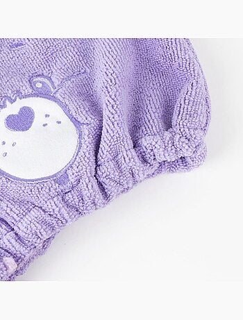 Turbante para el cabello infantil Bisounours de microfibra: secado rápido