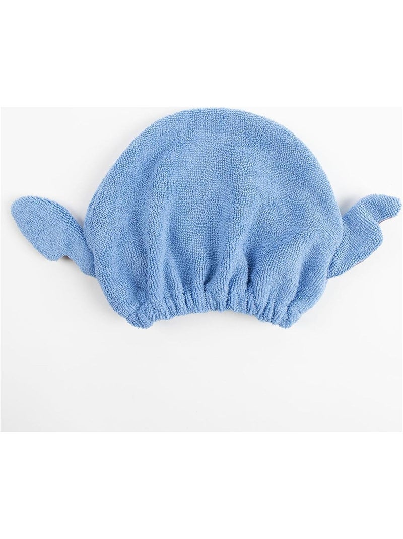 Turbante para el cabello infantil Stitch microfibra azul: secado rápido Multicolor - Kiabi