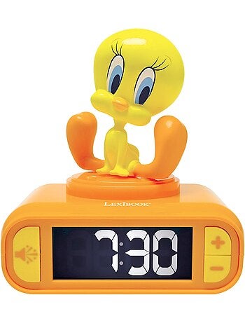 Tweety Luz nocturna Reloj despertador con sonidos