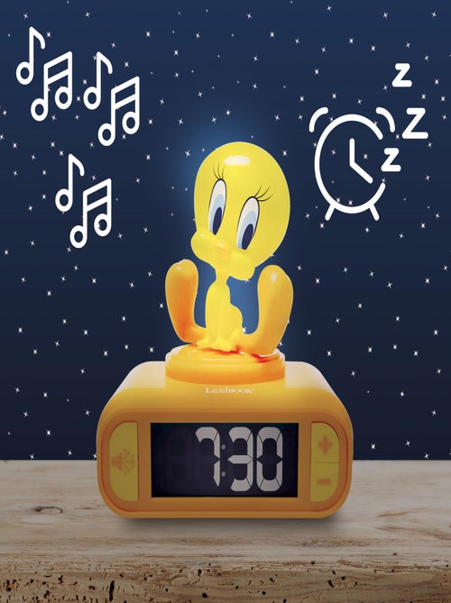 Tweety Luz nocturna Reloj despertador con sonidos - Kiabi