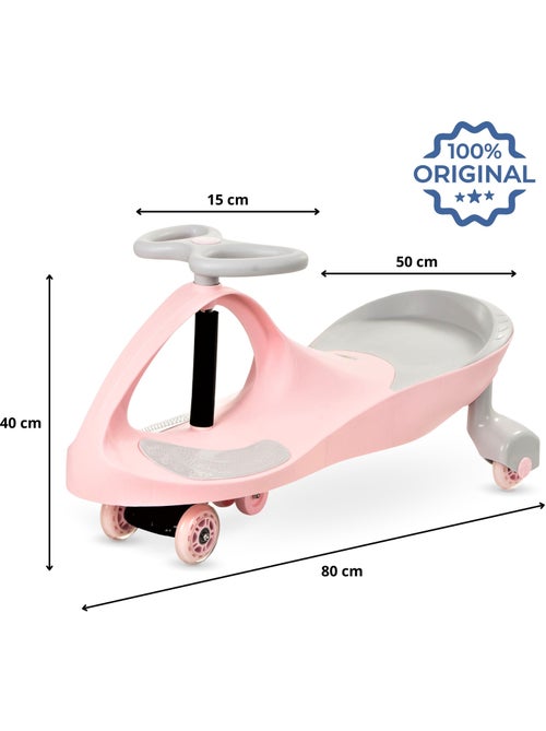 TwistCar coche infantil sin pedales 3+ años, ruedas de goma, hasta 120 kg, juguete innovador - Kiabi TwistCar coche infantil sin pedales 3+ años, ruedas de goma, hasta 120 kg, juguete innovador - Kiabi