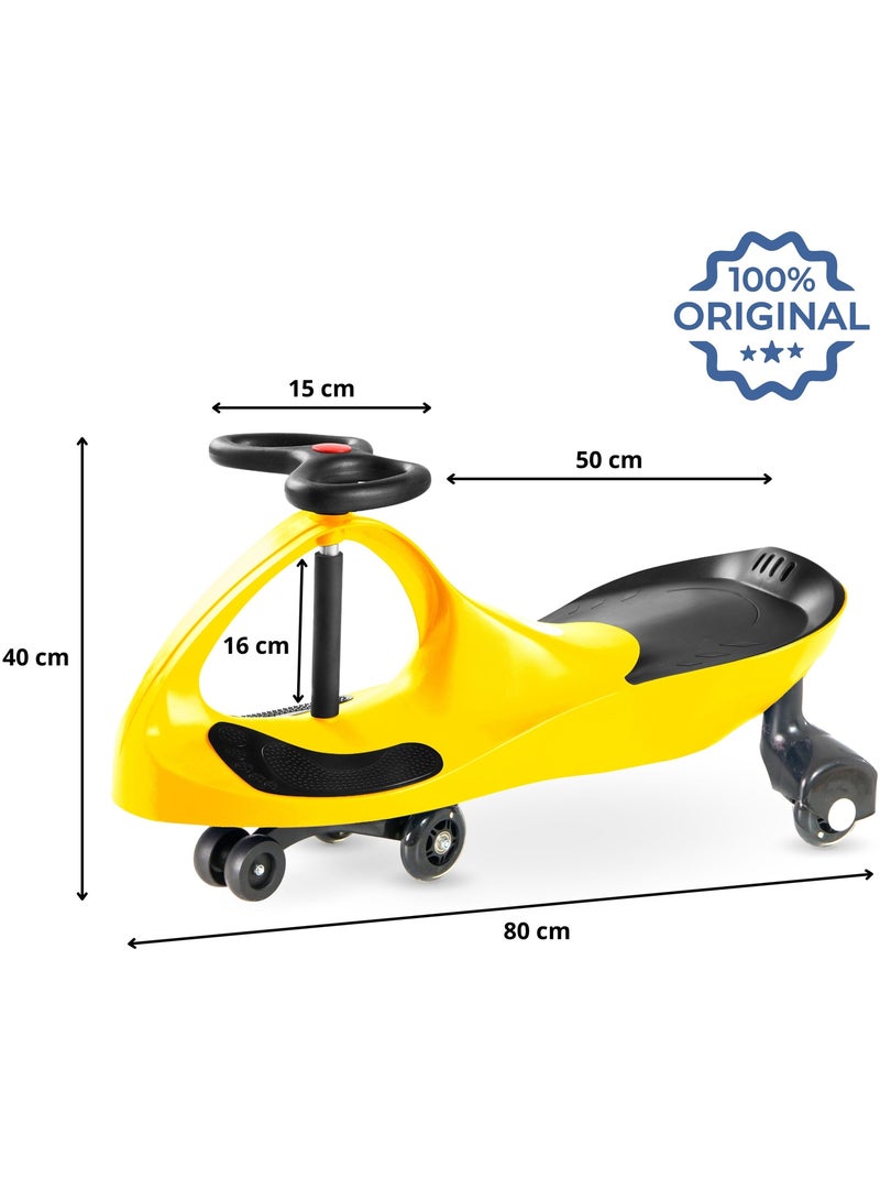 TwistCar coche infantil sin pedales con movimiento mediante volante Amarillo - Kiabi
