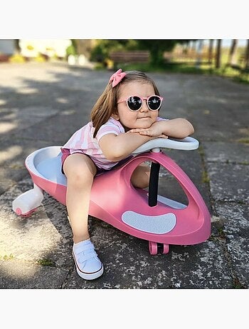 TwistCar coche infantil sin pedales con volante giratorio, juego activo para niños y adultos