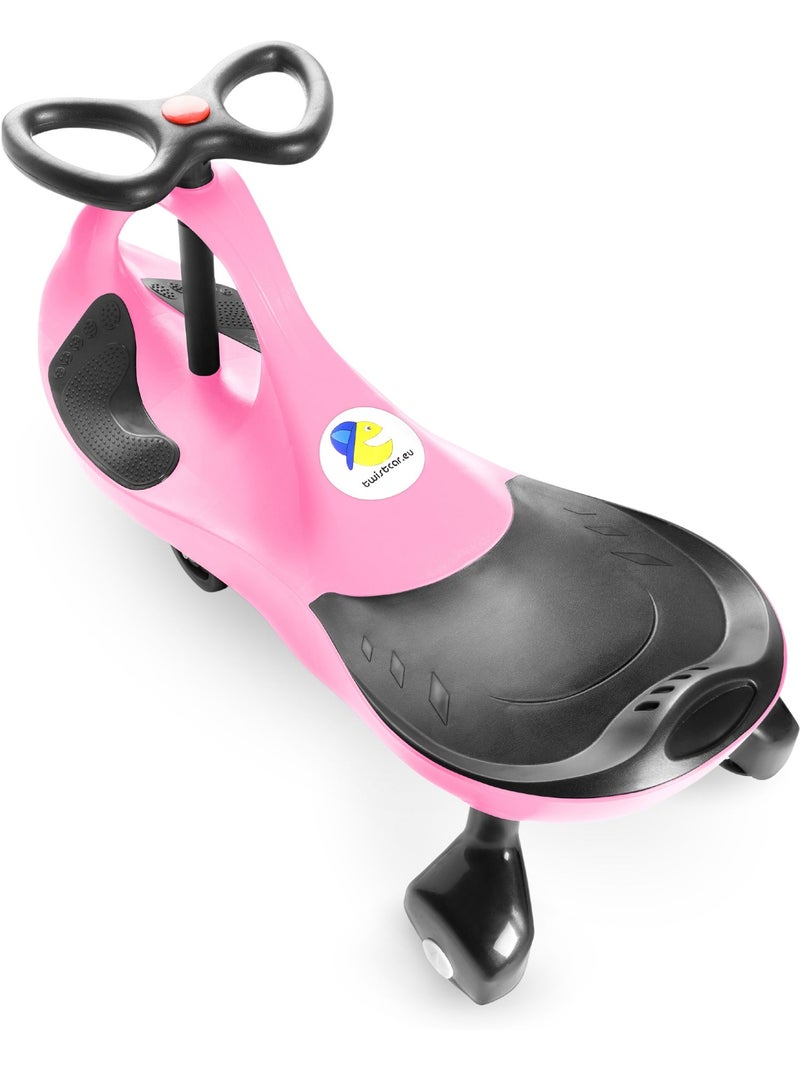 TwistCar coche infantil sin pedales con volante giratorio, juego activo para niños y adultos Rosa - Kiabi