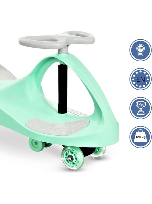 TwistCar coche infantil sin pedales movimiento torsion 3+ anos 120kg CE - Kiabi TwistCar coche infantil sin pedales movimiento torsion 3+ anos 120kg CE - Kiabi