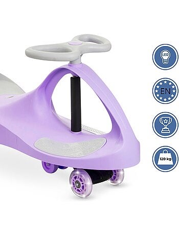 TwistCar coche infantil sin pedales con volante giratorio, juego activo para niños y adultos
