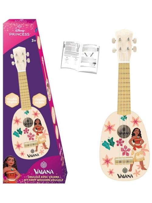 Ukelele Vaina en madera con cuerdas en nylon 53 cm - Kiabi