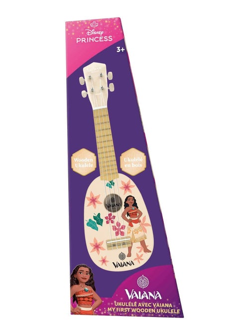 Ukelele Vaina en madera con cuerdas en nylon 53 cm - Kiabi