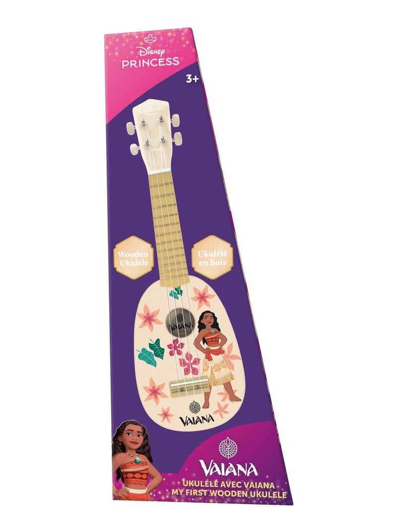 Ukelele Vaina en madera con cuerdas en nylon 53 cm Beige - Kiabi