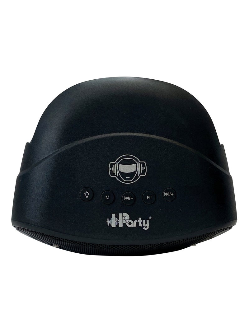 Un par de potentes altavoces Bluetooth estéreo iParty Negro - Kiabi