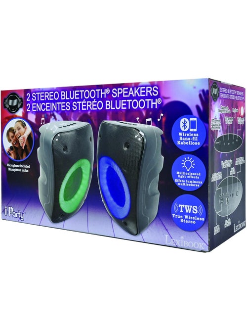 Un par de potentes altavoces Bluetooth est?reo iParty - Kiabi