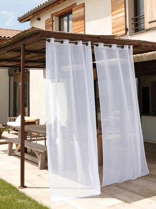 Un visillo versátil y elegante para realzar tus espacios - Kiabi Un visillo versátil y elegante para realzar tus espacios - Kiabi