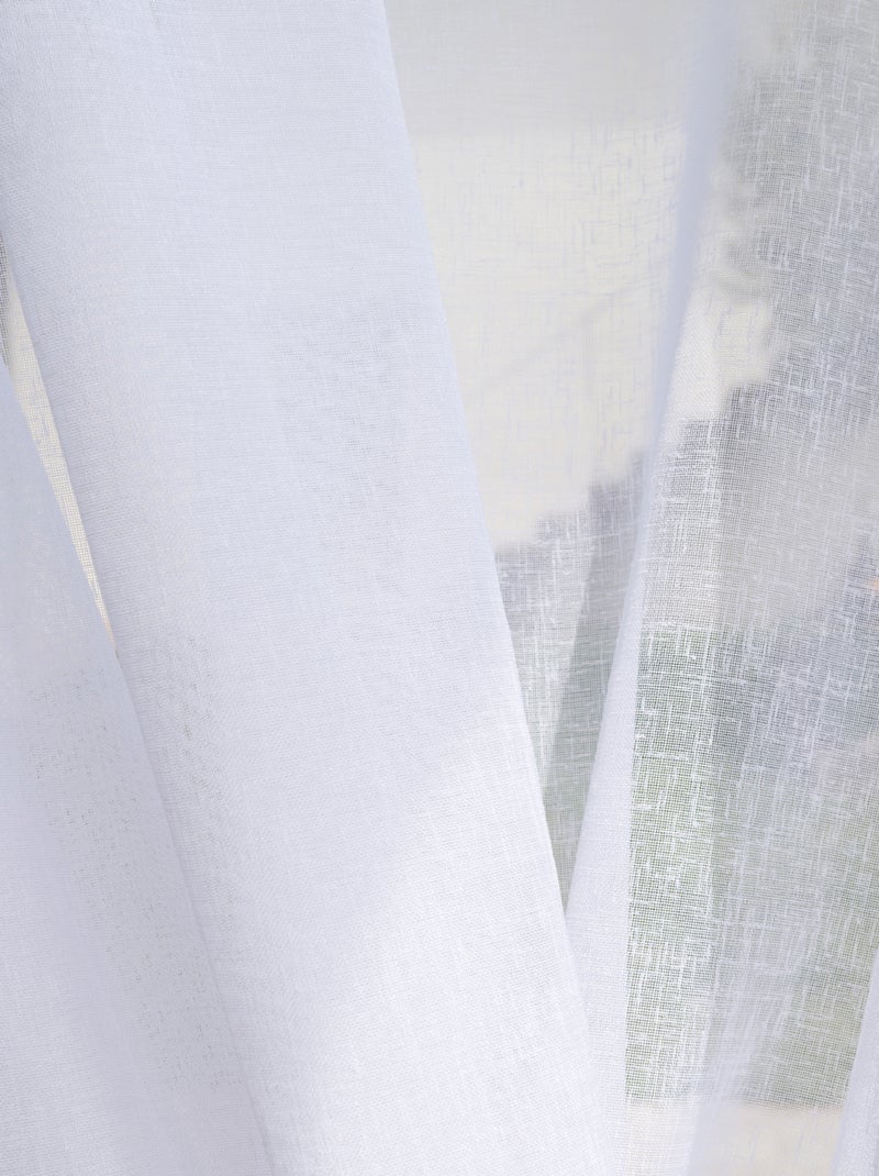 Un visillo versátil y elegante para realzar tus espacios Blanco - Kiabi