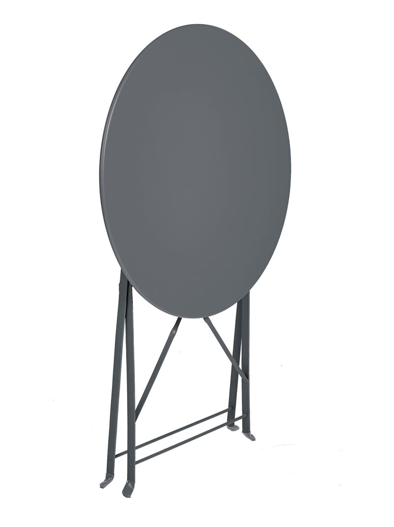 Una mesa bistró práctica y colorida para tus espacios exteriores Gris antracita - Kiabi