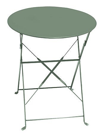 Una mesa bistró práctica y colorida para tus espacios exteriores