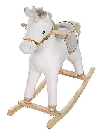 Unicornio balancín con silla y riendas para bebé desde 18 meses 'Roba'