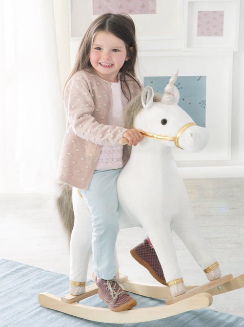 Unicornio balancín con silla y riendas para bebé desde 18 meses 'Roba' - Kiabi