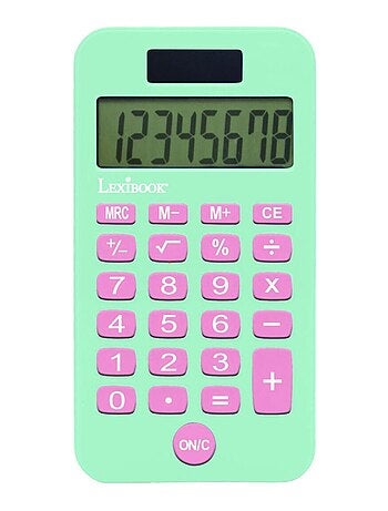 Unicornio Calculadora de bolsillo de 8 dígitos con funda protectora
