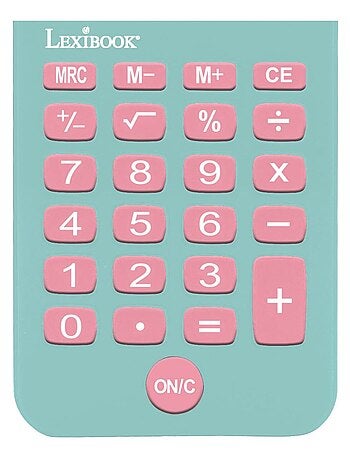 Unicornio Calculadora de bolsillo de 8 dígitos con funda protectora