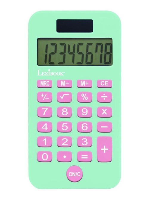 Unicornio Calculadora de bolsillo de 8 dígitos con funda protectora - Kiabi