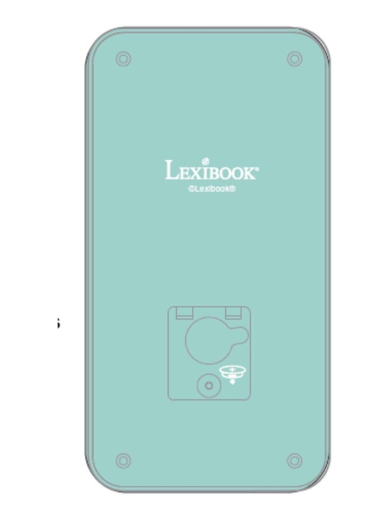 Unicornio Calculadora de bolsillo de 8 dígitos con funda protectora Azul - Kiabi