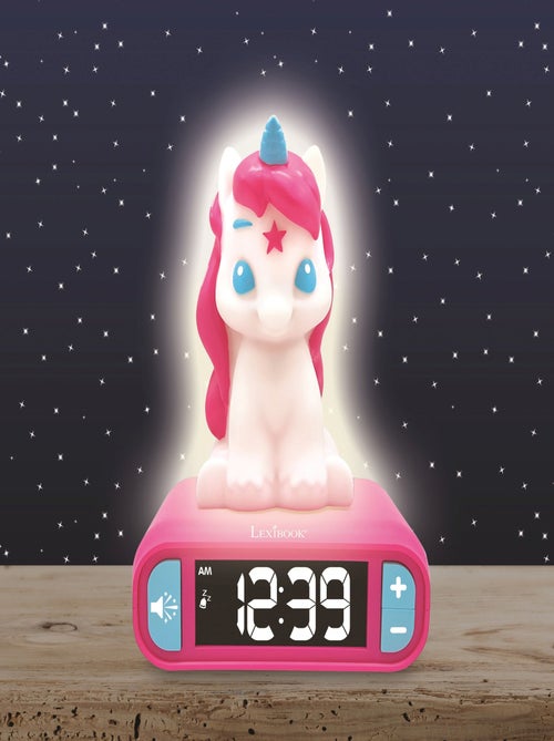 Unicornio Luz nocturna Reloj despertador con sonidos - Kiabi