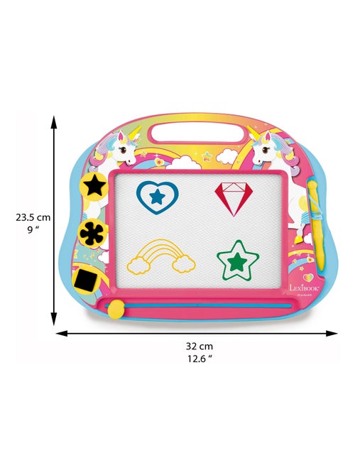 Unicornio magnético multicolor tablero de dibujo con accesorios formato a5 - Kiabi Unicornio magnético multicolor tablero de dibujo con accesorios formato a5 - Kiabi