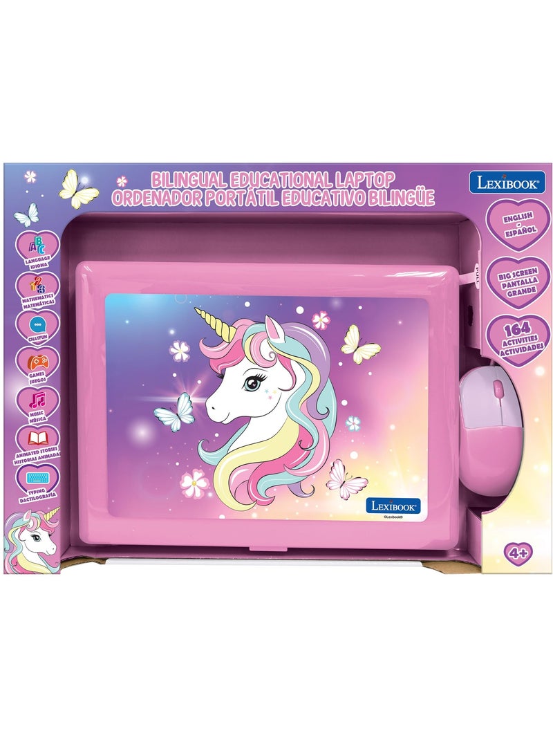 Unicornio puertoátil educativo bilingüe con 164 actividades (EN/ES) Rosa - Kiabi
